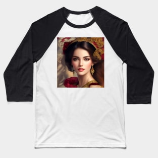 Portrait of young lady Baseball T-Shirt